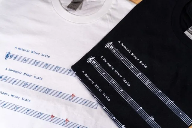 ジャズ理論Ｔシャツ　渋谷菜々子